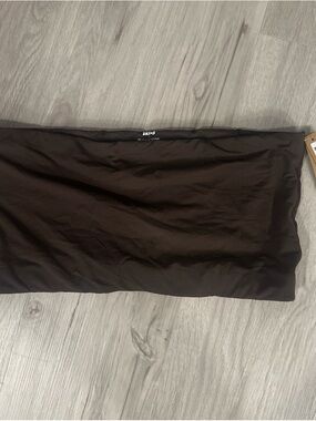 SKIMS Chocolate Brown Bandeau Top